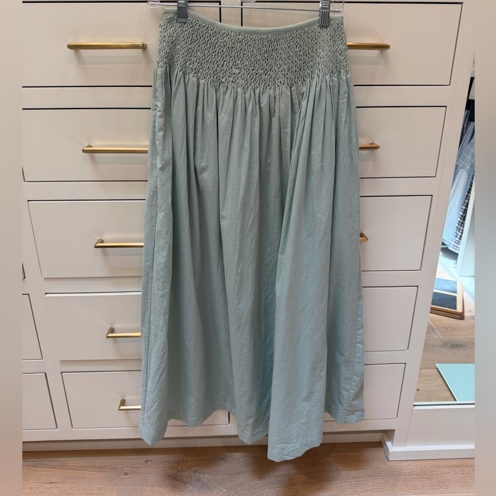 Mirth smocked waist skirt